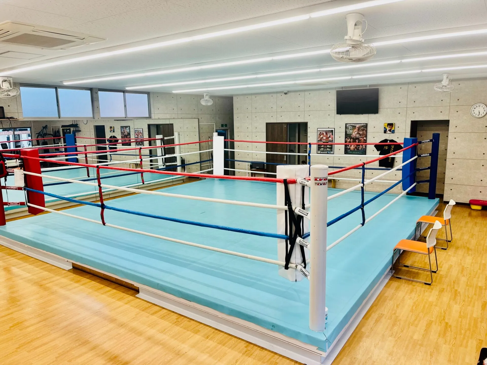 ボクシングジム内設備